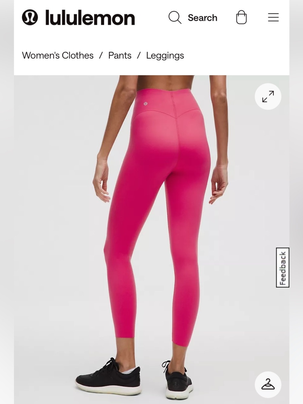 lululemon Glow Up super High-Rise Tight 28” Hot Pink Leggings